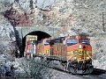 BNSF 4690 at E Nelson Tunnel, AZ in March 2006